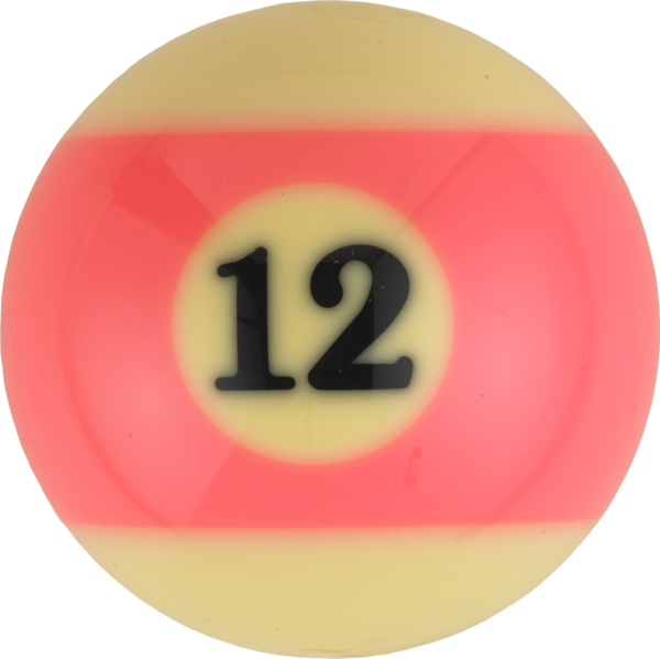 Super Aramith Pro TV Replacement Ball – #12 | Golden Break Billiards